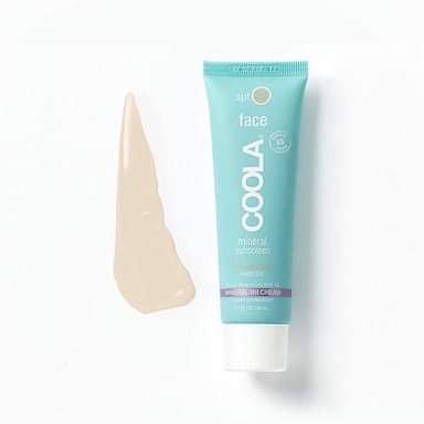 Coola - Crème minérale visage FPS 30 - teintée matifiante (inodore)