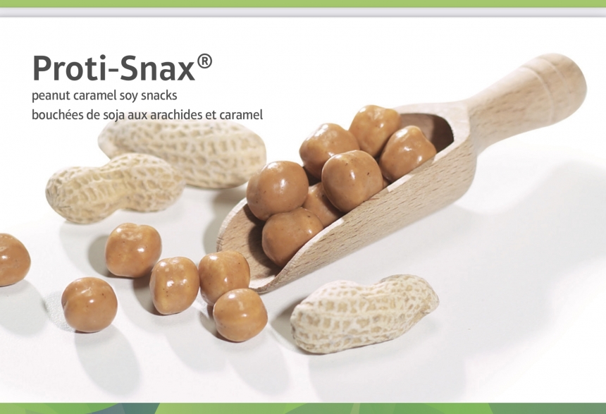 PROTI-SNAX - Bouchées de soja aux arachides et caramel