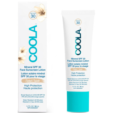 COOLA : Minérale Visage SPF 30 matifiant teinté (non parfumé)