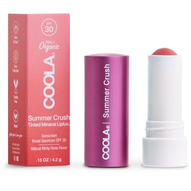 Coola Baume à lèvres minéral teinté Liplux FPS 30 - Summer Crush