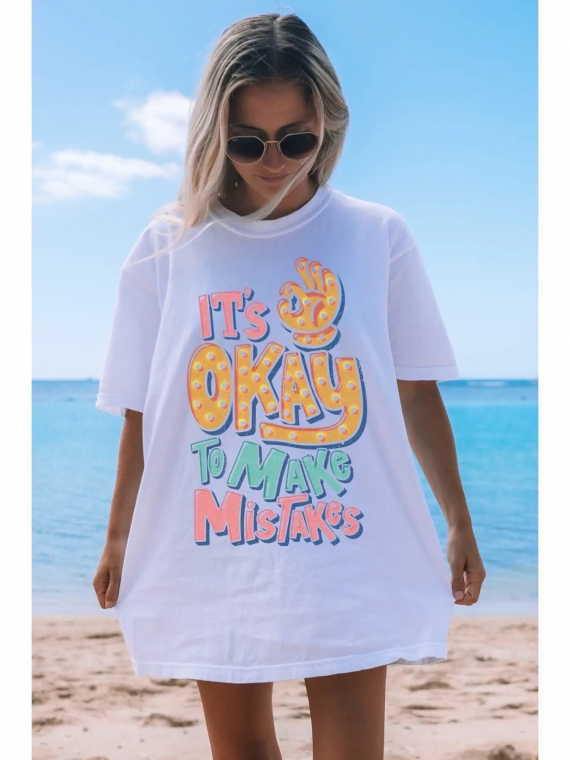 BELLA ME - T-shirt  "It’s ok to make mistake"
