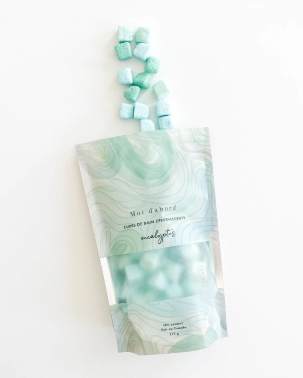 MOI D 'ABORD - Cubes de bain effervescents - Eucalyptus