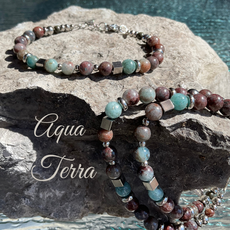 CHANALUNE - Bracelet Aqua Terra - 6mm