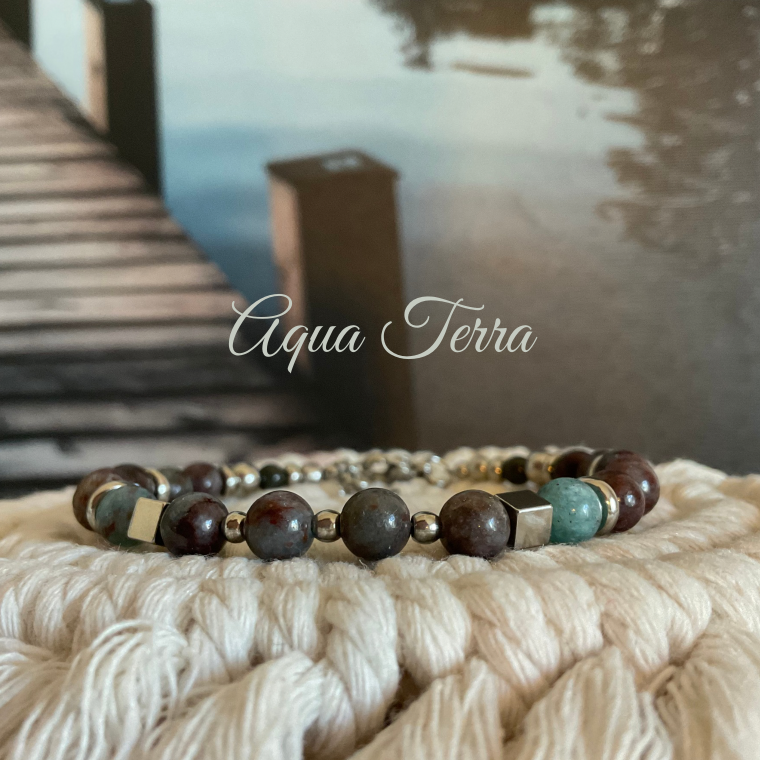 CHANALUNE - Bracelet Aqua Terra - 6mm