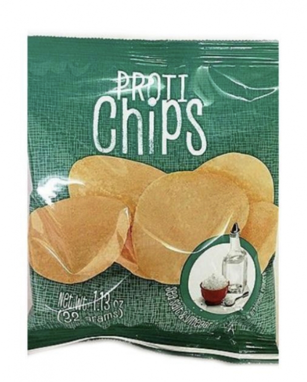 PROTI-CHIPS - Chips sel de mer & vinaigre sachet individuel
