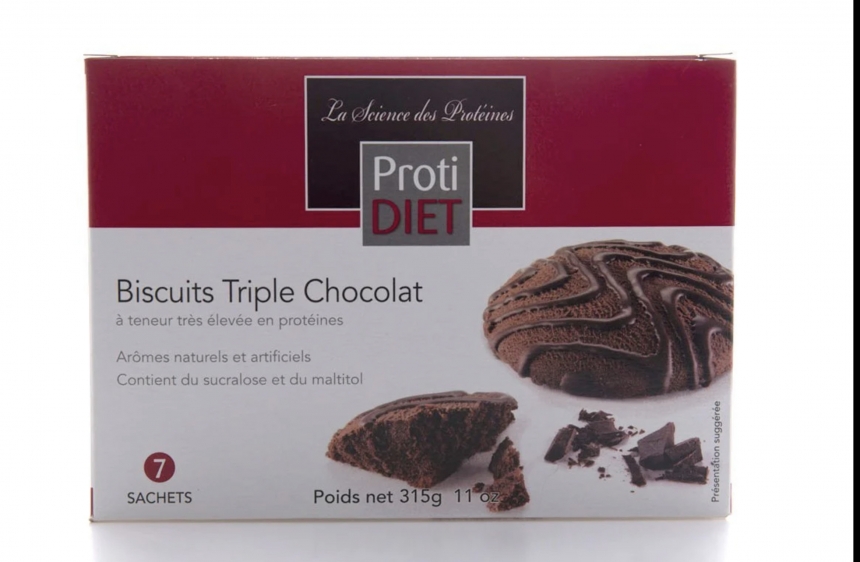 PRODI DIET - Biscuits triple chocolat
