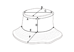 Chapeau « Bucket Hat » Noir – étiquette cuir | Écogriffe