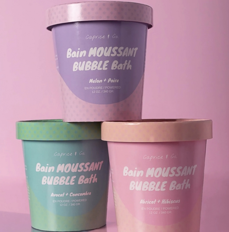 CAPRICE&CO - Bain moussant en poudre (plusieurs odeurs)