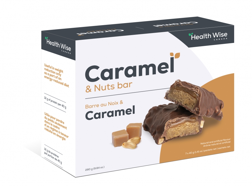 HEALTH WISE - Barre au Noix et Caramel
