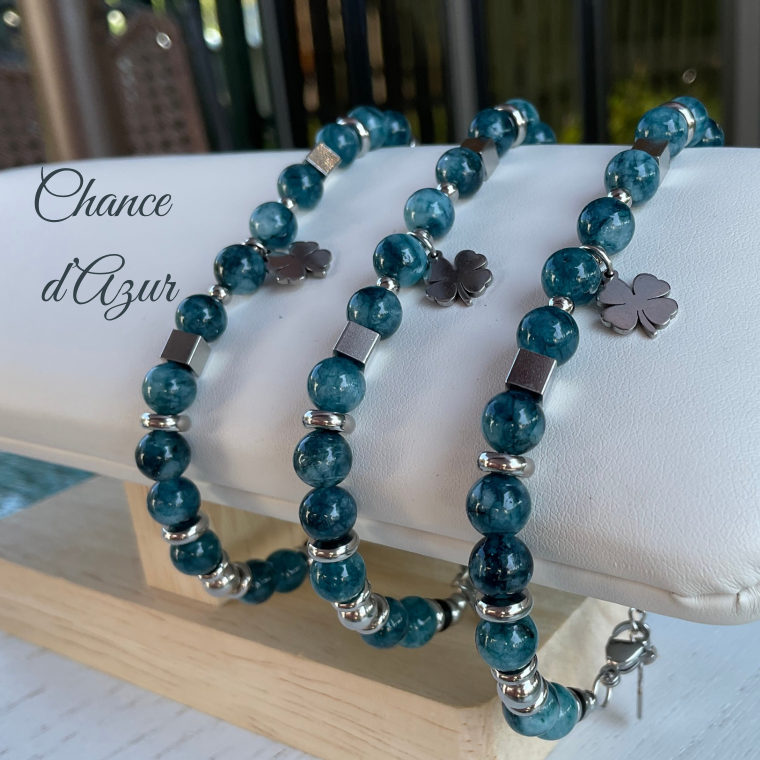 CHANALUNE - Bracelet Chance D'Azur - 6mm