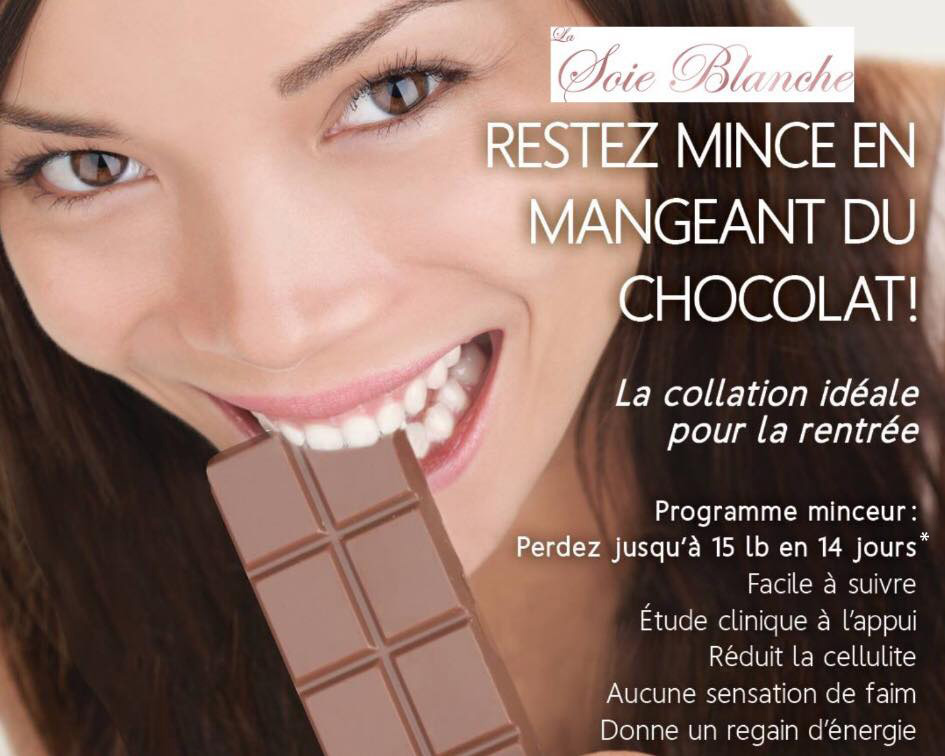 Collation chocolat minceur