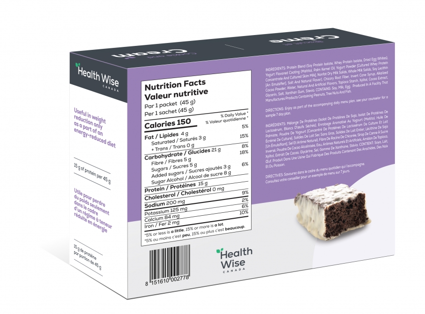 HEALTH WISE - Biscuit et Crème