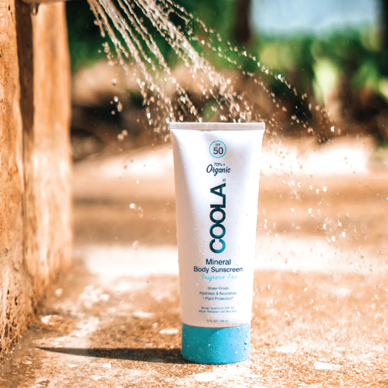 COOLA  lotion solaire minérale pour le corps FPS 50 sans parfum