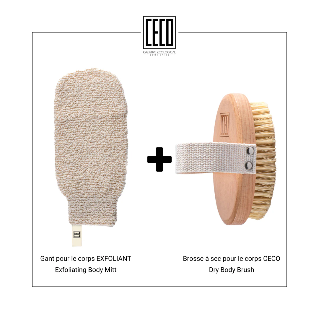 Gant pour le corps EXFOLIANT + Brosse à sec