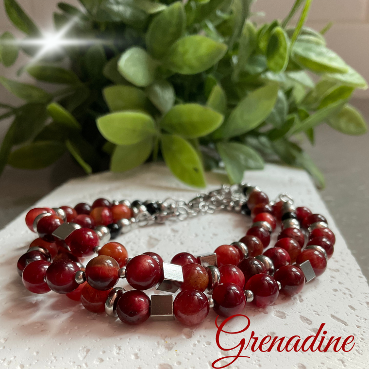 CHANALUNE - Bracelet Grenadine - 6mm