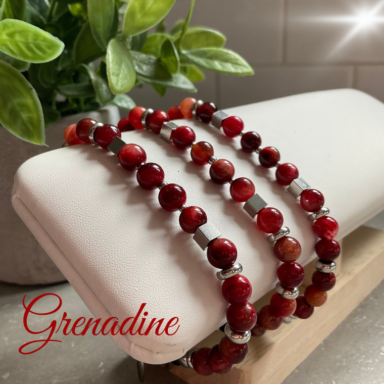 CHANALUNE - Bracelet Grenadine - 6mm