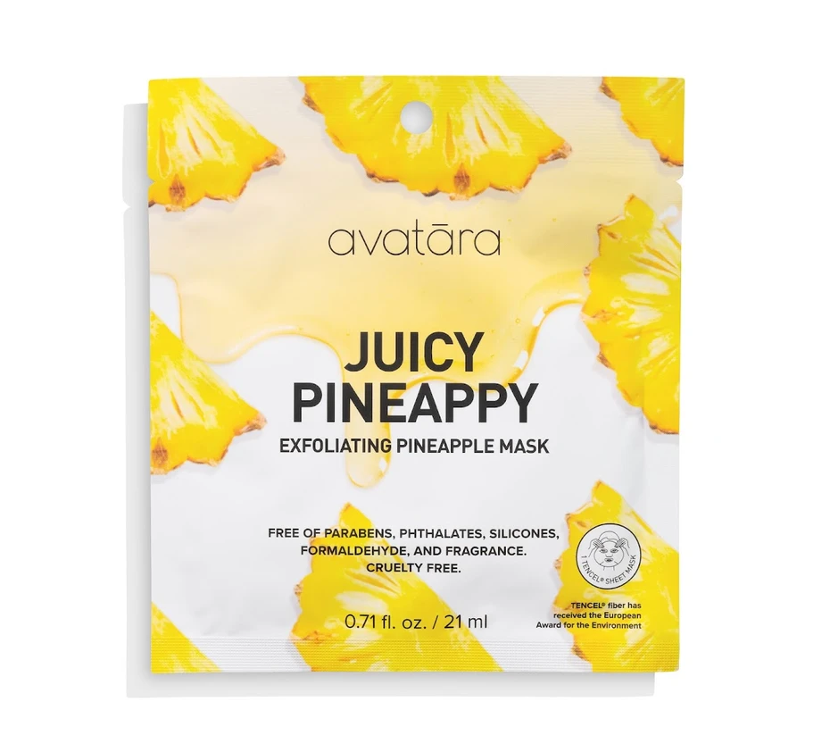 AVATARA - Masque exfoliant pour le visage à l'ananas