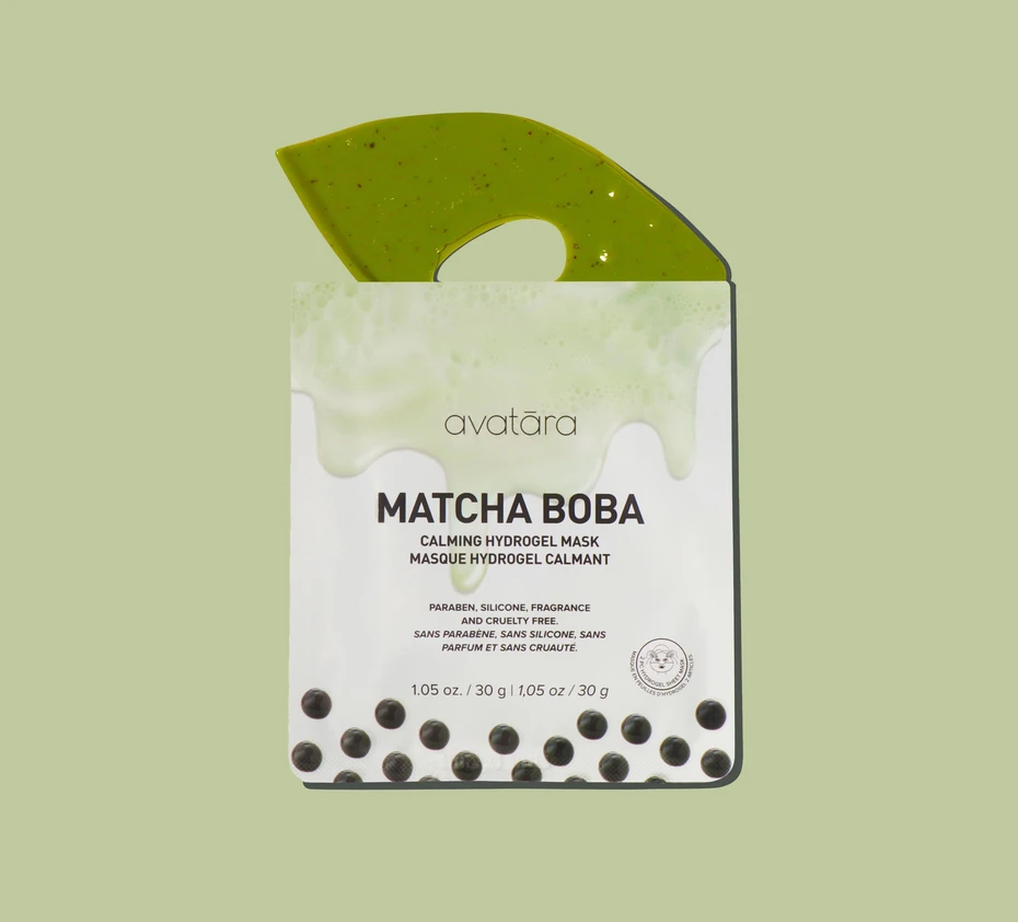 AVATARA - Masque Hydrogel calmant Matcha Boba