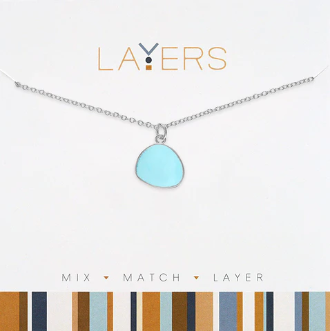 LAYERS - Collier Argent - AQUA