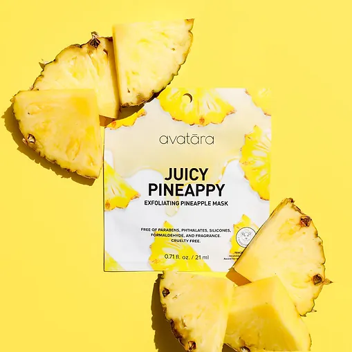 AVATARA - Masque exfoliant pour le visage à l'ananas