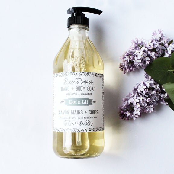 DOT & LIL -SAVON LIQUIDE FLEUR DE RIZ