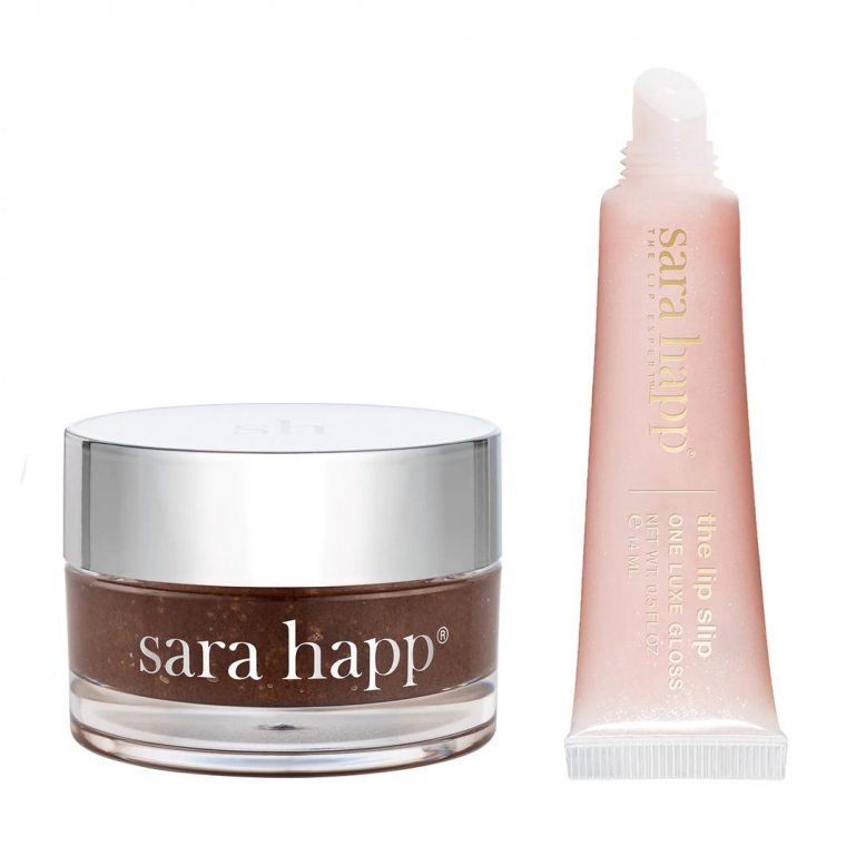 Sara happ Let's glow exfoliant et gloss