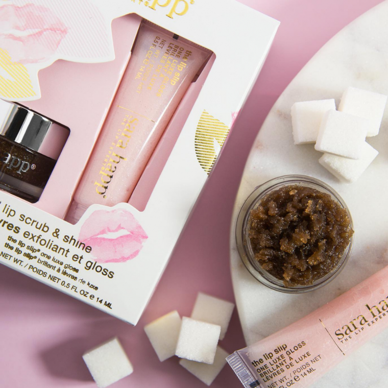 Sara happ Let's glow exfoliant et gloss