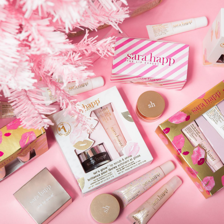 Sara happ Let's glow exfoliant et gloss