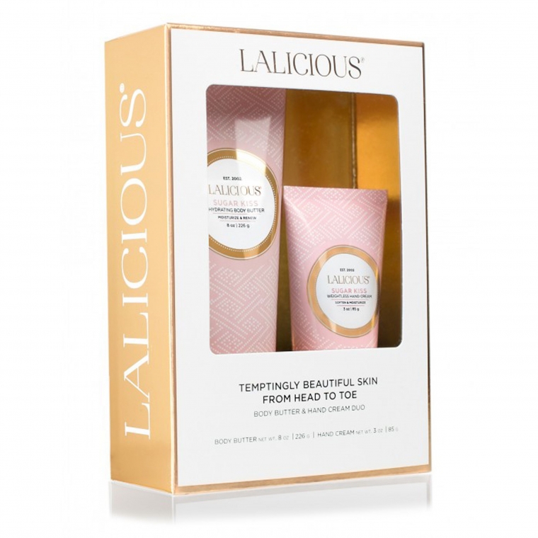 LALICIOUS - Duo Beurre pour le corps/crème à mains / Sugar Kiss